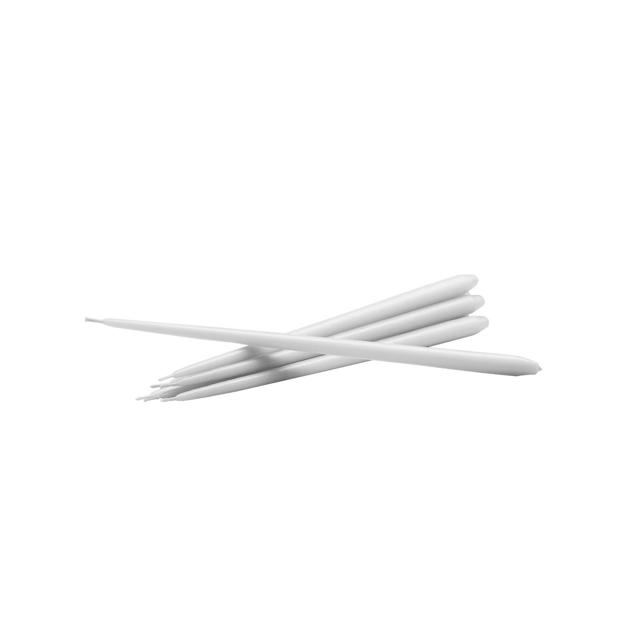 Bougies d'Ester & Erik, Paquet de 6 Blanc