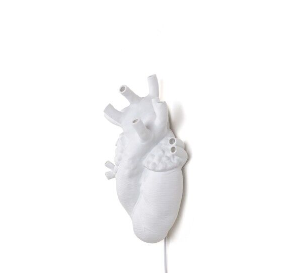 Seletti Corazón Blanco – Lámpara de pared — imagen 5