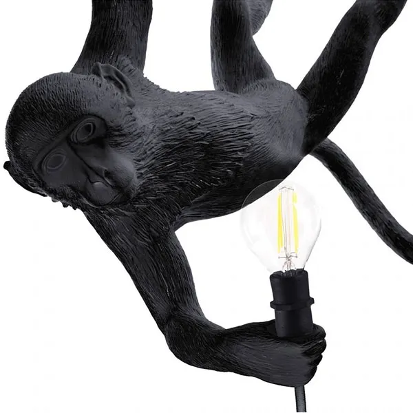 Monkey Swing Pendant Black Outdoor