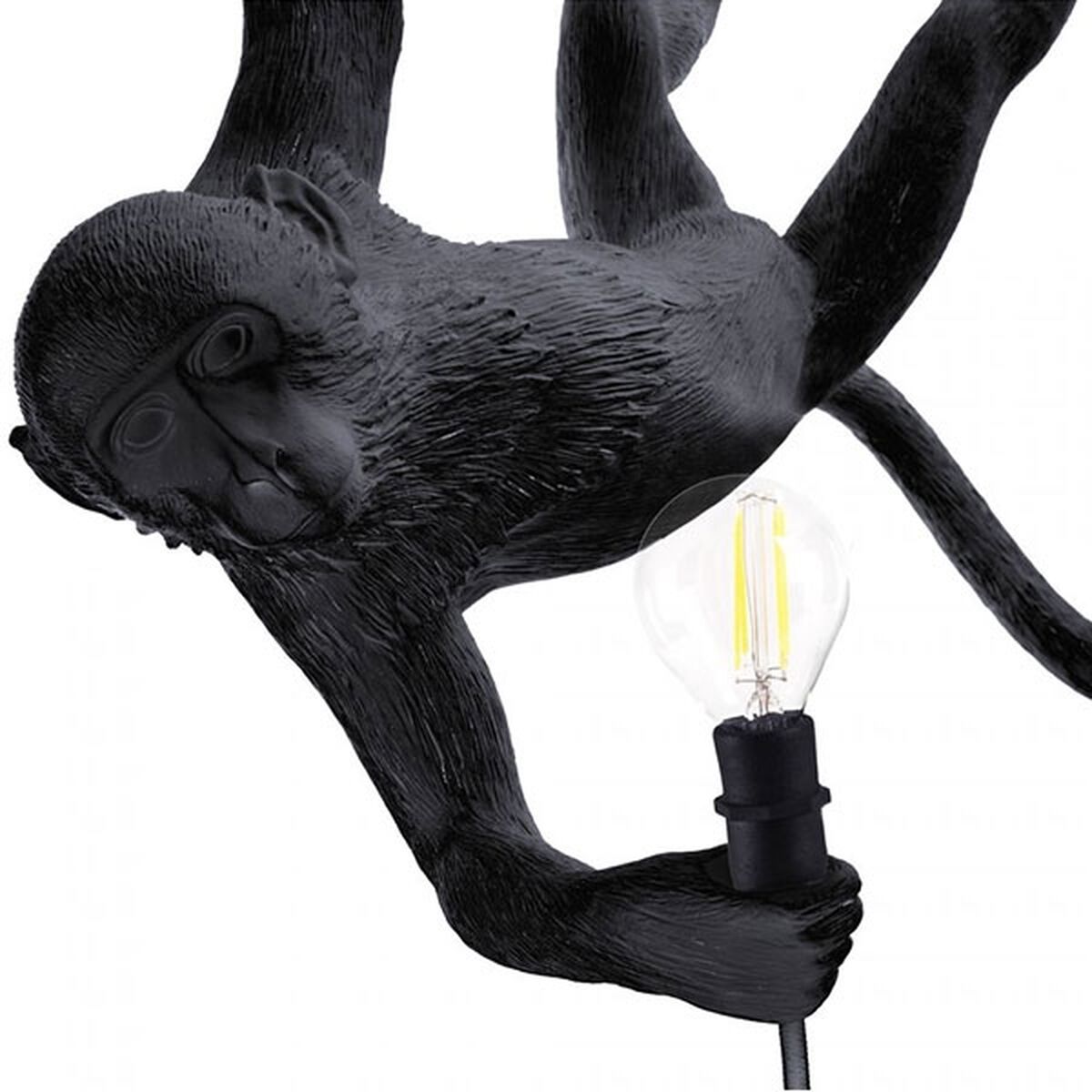 Monkey Swing Lámpara Colgante Negro Exterior