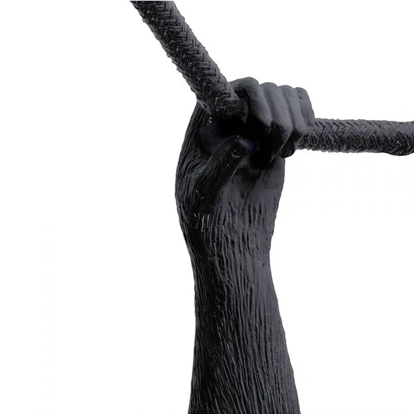 Monkey Swing Pendant Black Outdoor