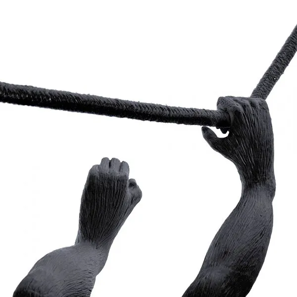 Monkey Swing Pendant Black Outdoor