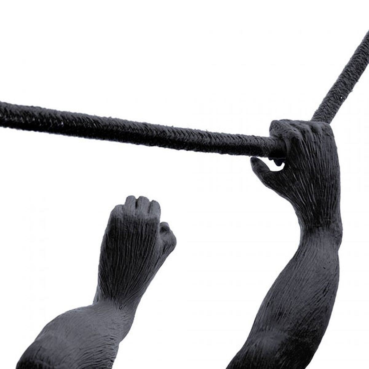 Monkey Swing Lámpara Colgante Negro Exterior