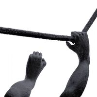 Monkey Swing Lámpara Colgante Negro Exterior