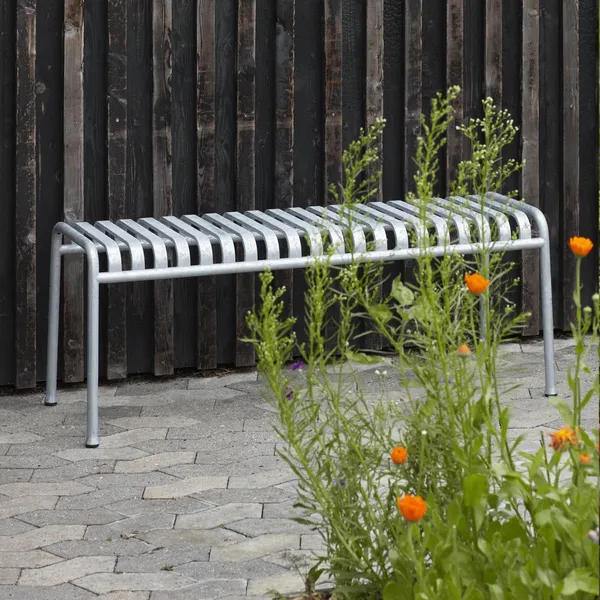 Palissade Bench Hot-dip Galvanized Steel