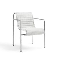 Palissade Dining Chair with Armrests Hot-Dip Galvanized Steel