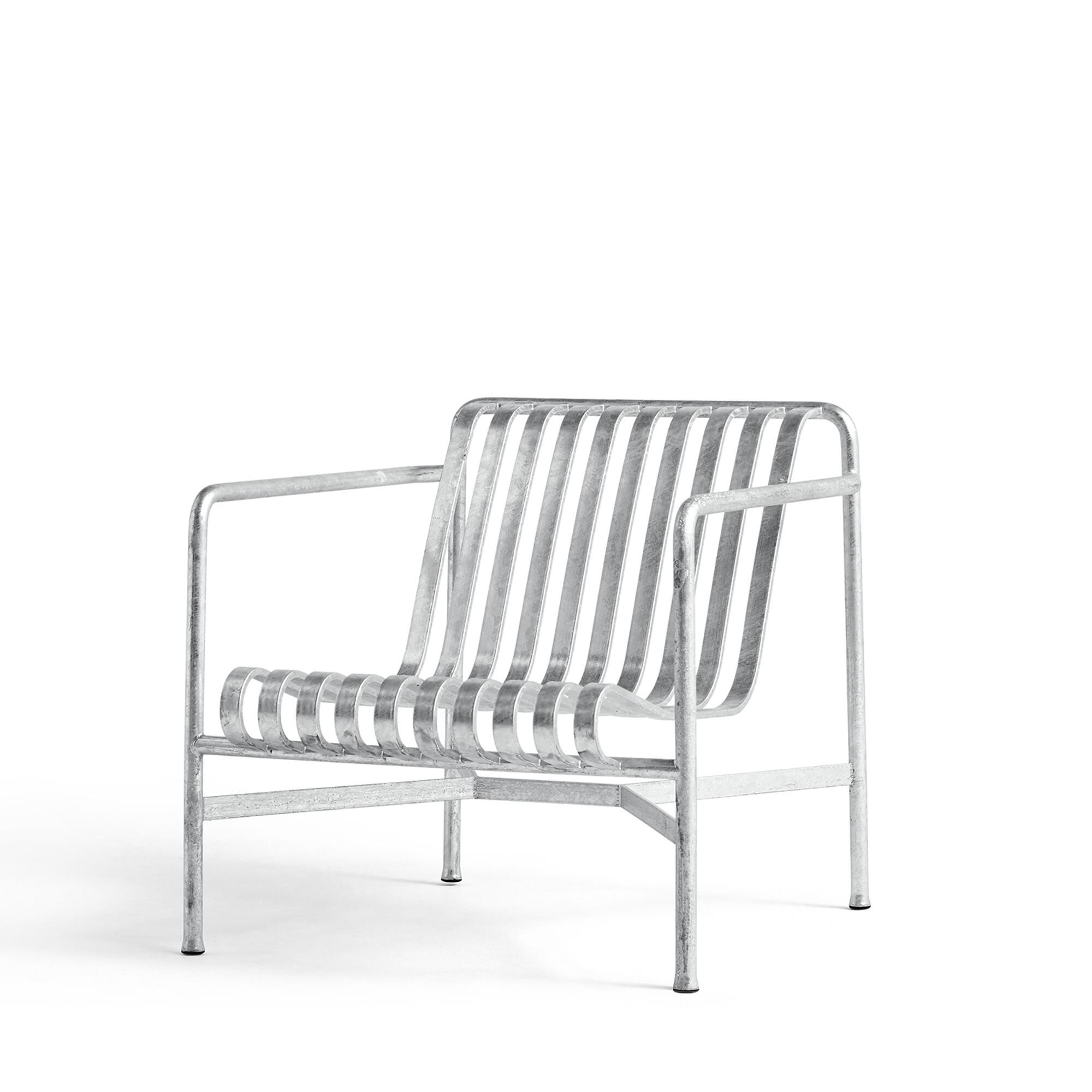 Fauteuil Bas Palissade en Acier Galvanisé à Chaud