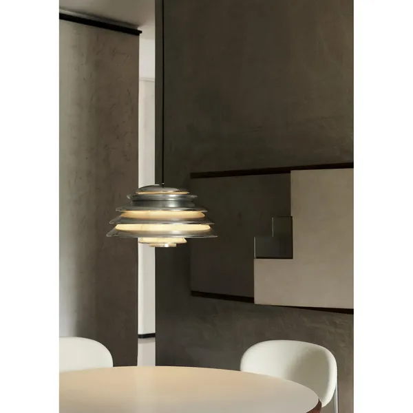 Hive Pendant Polished Aluminum