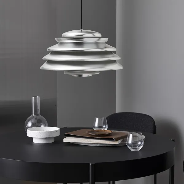 Hive Pendant Polished Aluminum