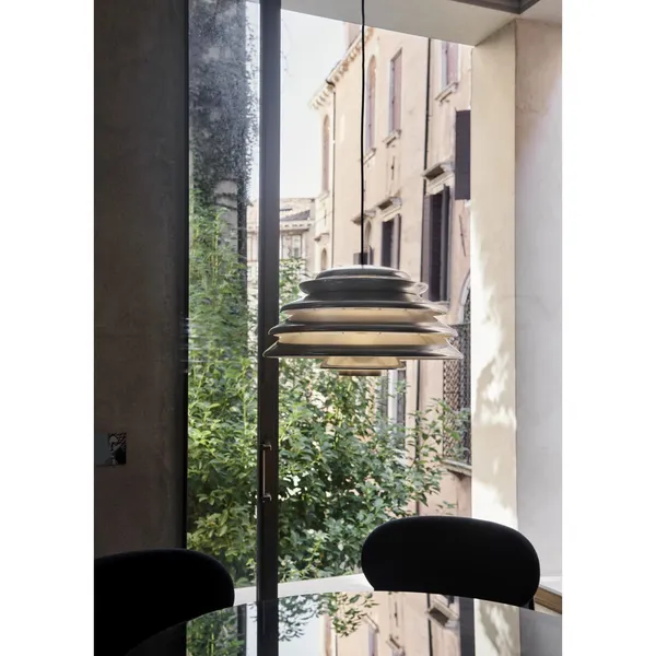 Hive Pendant Polished Aluminum