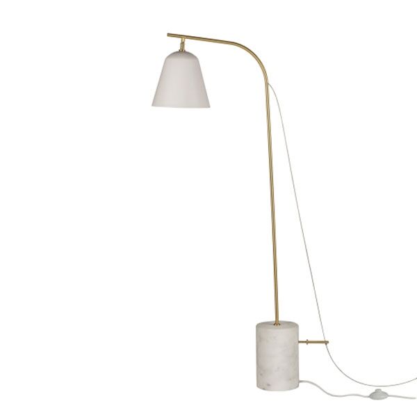 Line One Golvlampa Vit