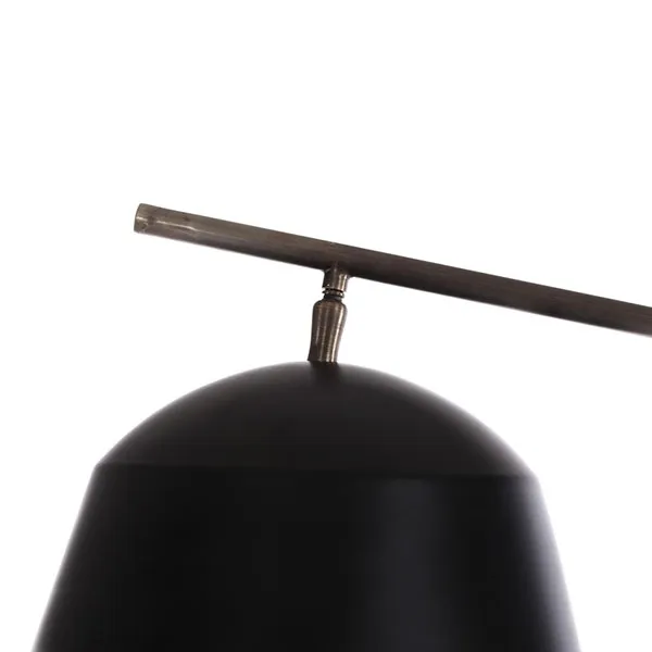 Line One Lampada da Terra Nero