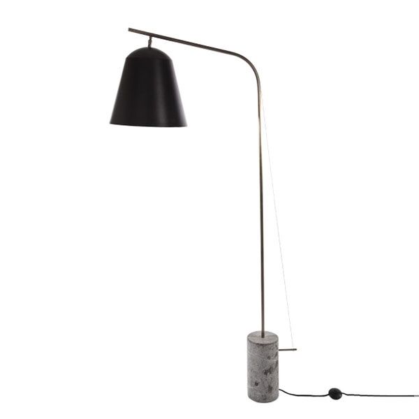 Line Two Golvlampa Svart