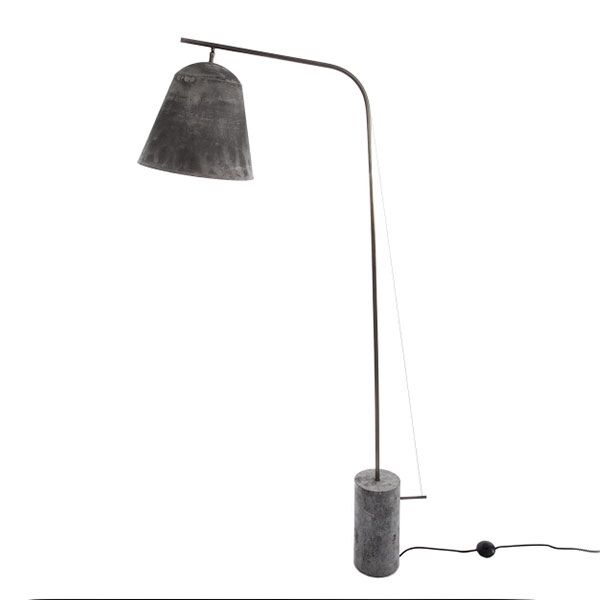 Line Two Golvlampa Oxiderat