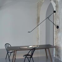 DCW Editions AARO SW Wall Lamp Black