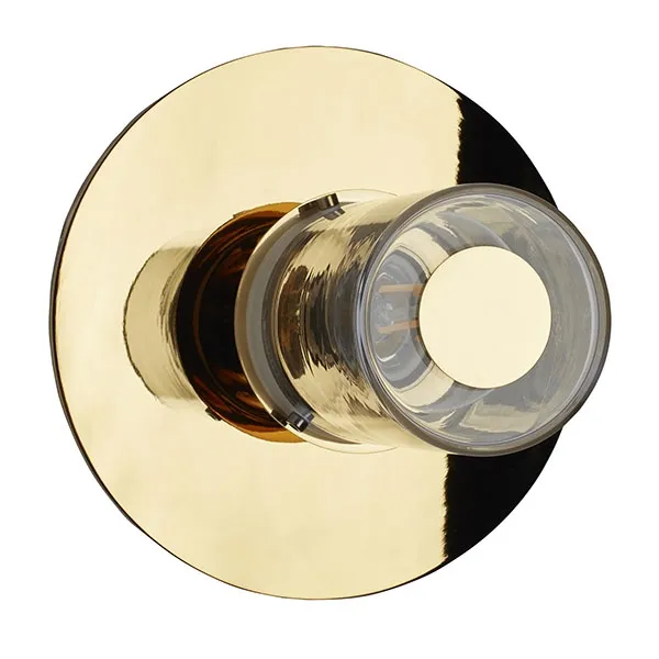 190 Væglampe Guld & Guld