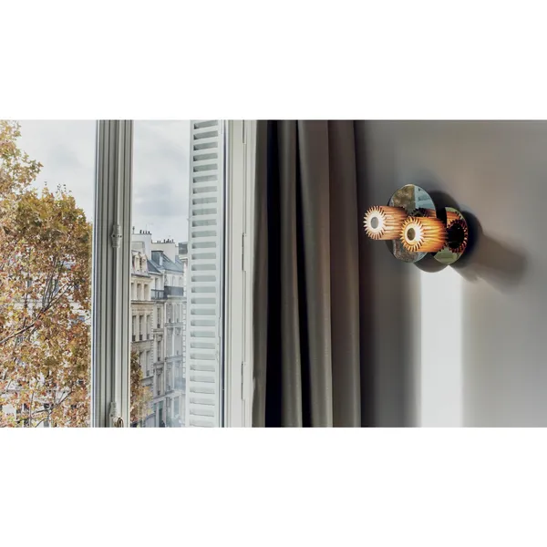 190 Wall Lamp Silver & Silver