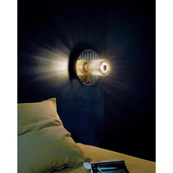 190 Wall Lamp Silver & Silver