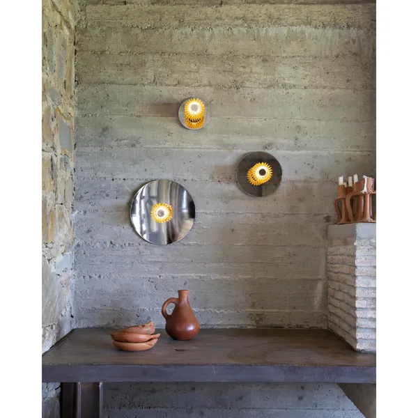 190 Wall Lamp Silver & Silver