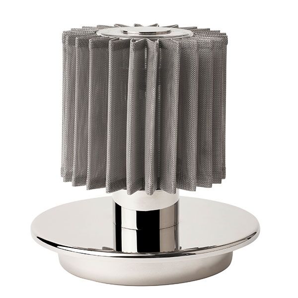 130 Bordlampe Sølv & Sølv