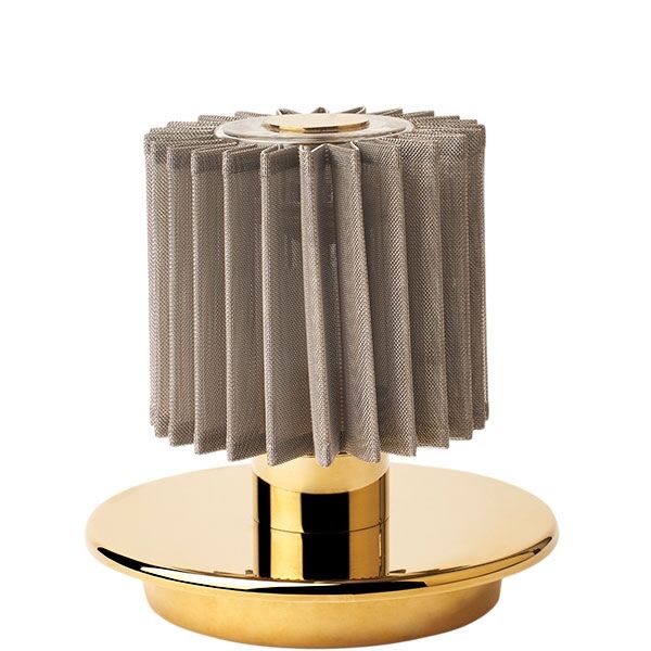 130 Bordlampe Guld & Sølv