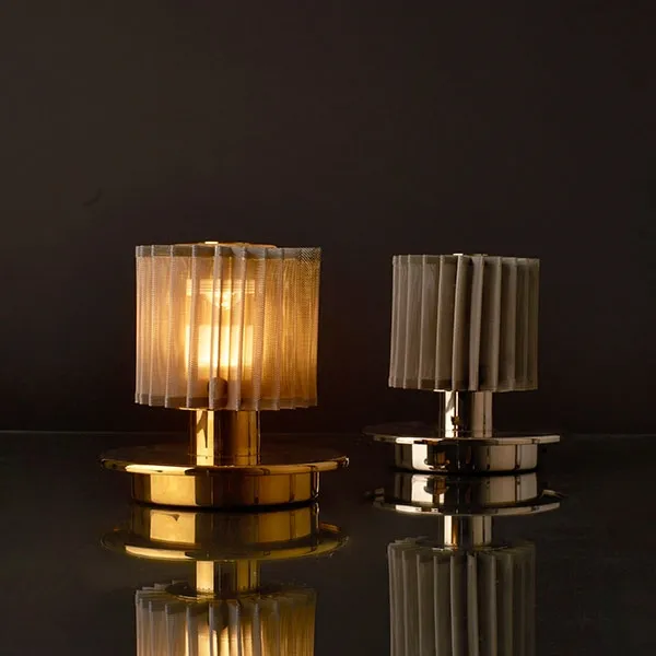 130 Table Lamp Gold & Silver