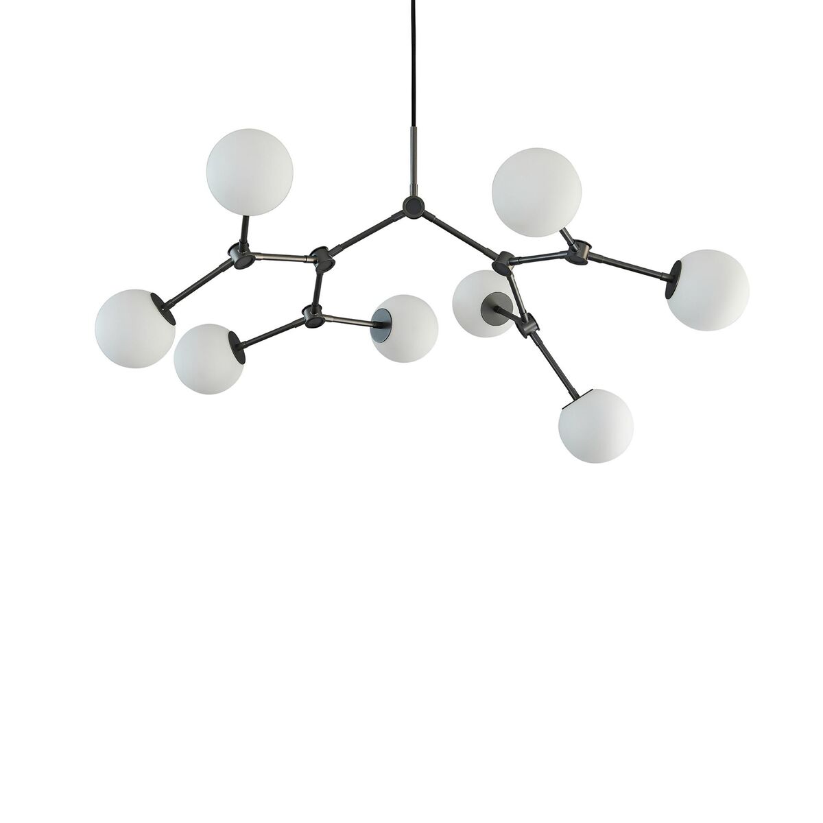 Drop Bulb Lampadario Mini Grigio
