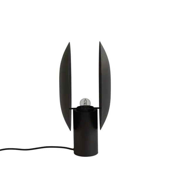Clam Table Lamp Burnt Black