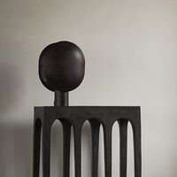 Clam Table Lamp Burnt Black