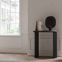 Clam Table Lamp Burnt Black