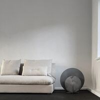AD Lampada da Terra Alluminio Ossidato