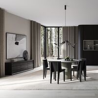 AD Lampada da Terra Alluminio Ossidato
