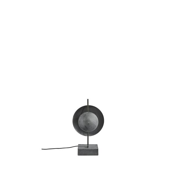 Dusk Table Lamp Oxidized Aluminum