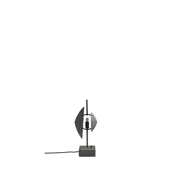Dusk Table Lamp Oxidized Aluminum