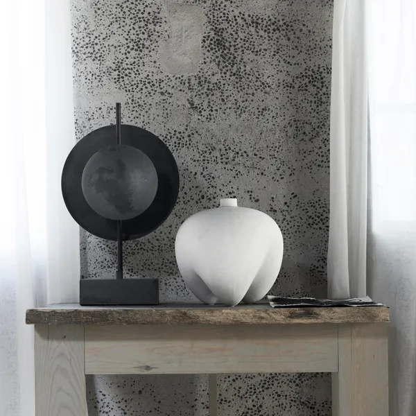 Dusk Table Lamp Oxidized Aluminum