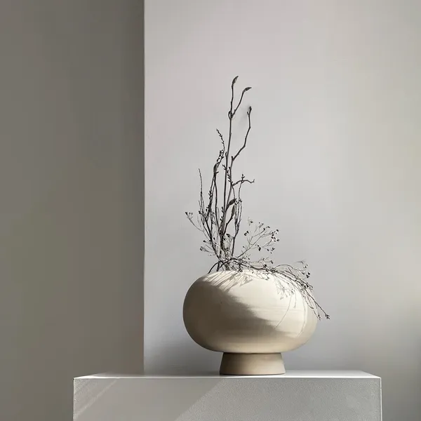 Kabinenvase Fat Sand