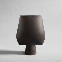 Sphere Vase Square Large Coffee