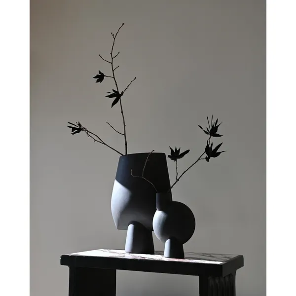 Sphere Vase Square Large Coffee