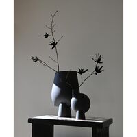 Sphere Vase Square Large Coffee