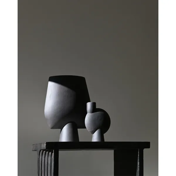 Sphere Vase Square Large Coffee