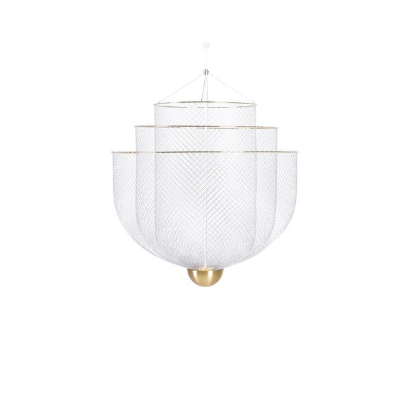 Meshmatics Lampadario Piccolo Ottone/ Acciaio