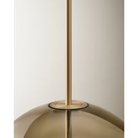 Kandinsky 30 Pendant Smoked Brown Glass & Brass
