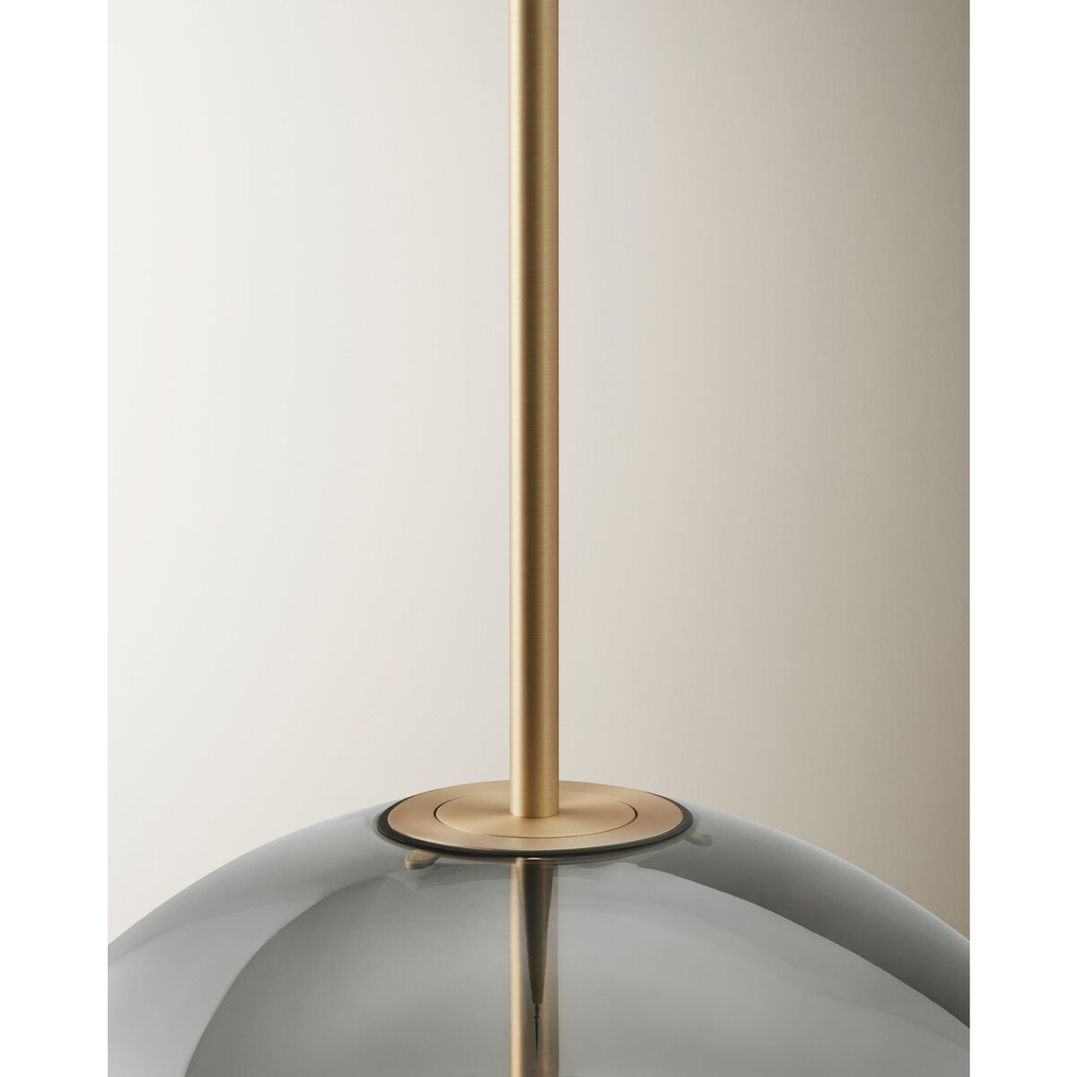 Kandinsky 30 Pendant Smoked Grey Glass & Brass
