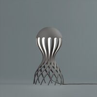 CIRRATA Table Lamp Gray