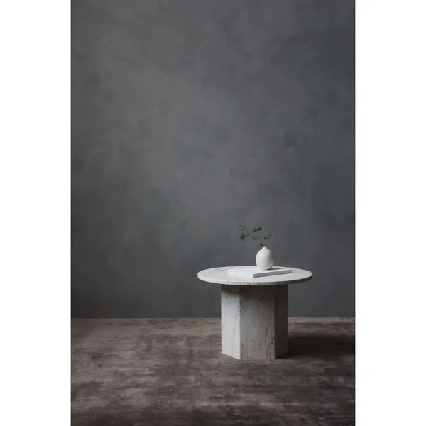 Epic Coffee Table Round Ø60 White Travertine