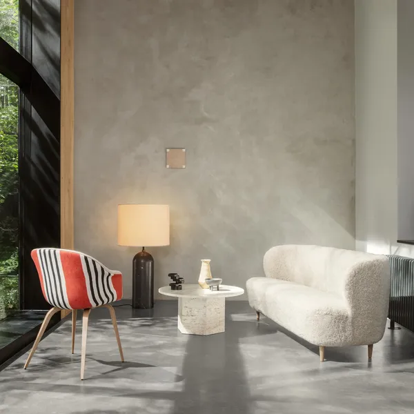 Epic Coffee Table Round Ø80 White Travertine