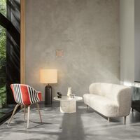 Table Basse Ronde Epic Ø80 en Travertin Blanc