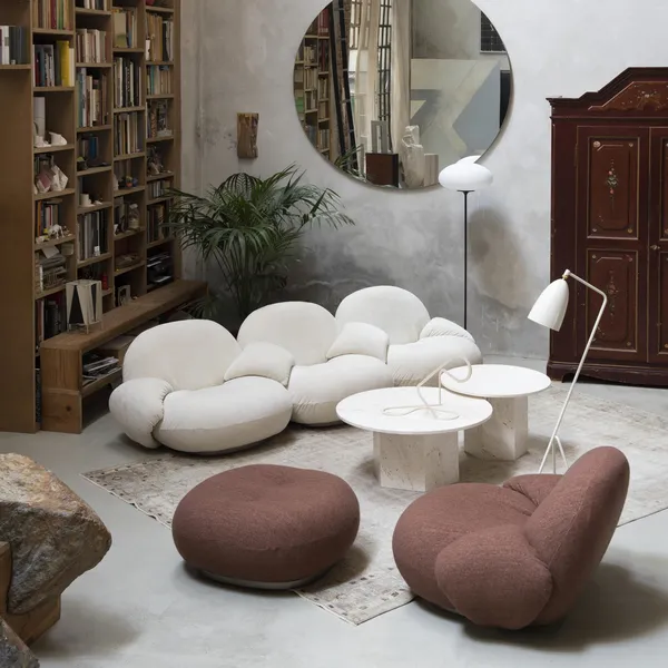 Epic Coffee Table Round Ø80 White Travertine