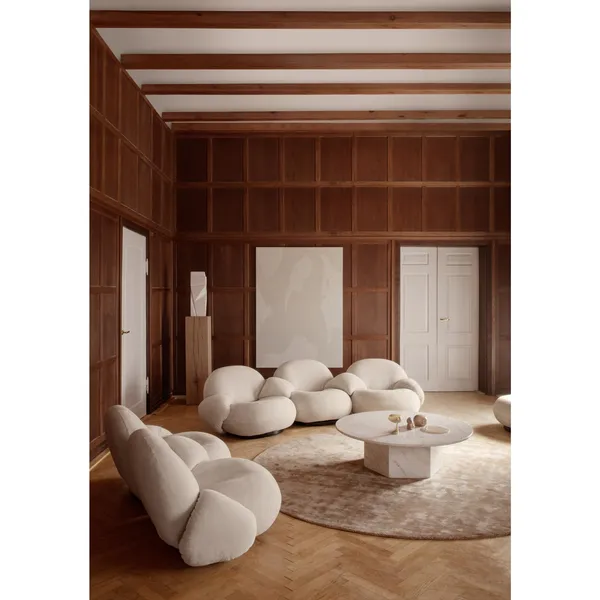 Epic Coffee Table Round Ø110 White Travertine