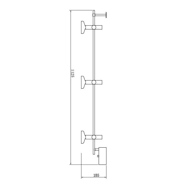 BLEND 3 Spot Loftlampe Sort/Messing